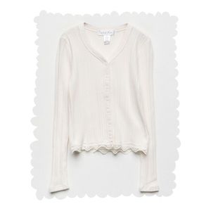 White Fawn Knit Top